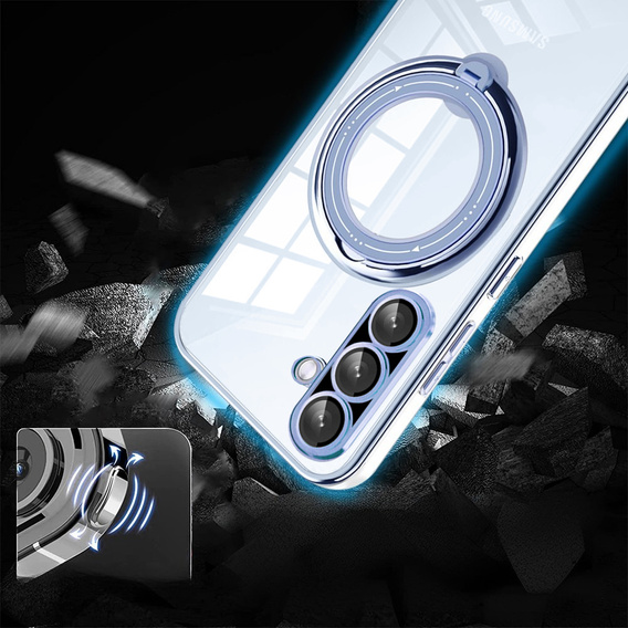 Magnetické puzdro pre Samsung Galaxy A36 5G, pre MagSafe, modré
