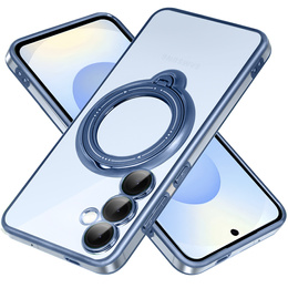 Magnetické puzdro pre Samsung Galaxy S25, pre MagSafe, modré