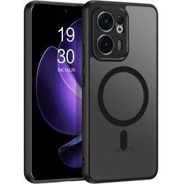Puzdro pre Oppo Reno 13F / Oppo Reno 13FS, pre MagSafe, ERBORD Matt Case, čierny
