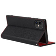 Kožené puzdro pre iPhone 11, ERBORD Grain Leather, čierne