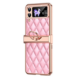 Puzdro pre Samsung Galaxy Z Flip 4 5G, Rhombus Grid