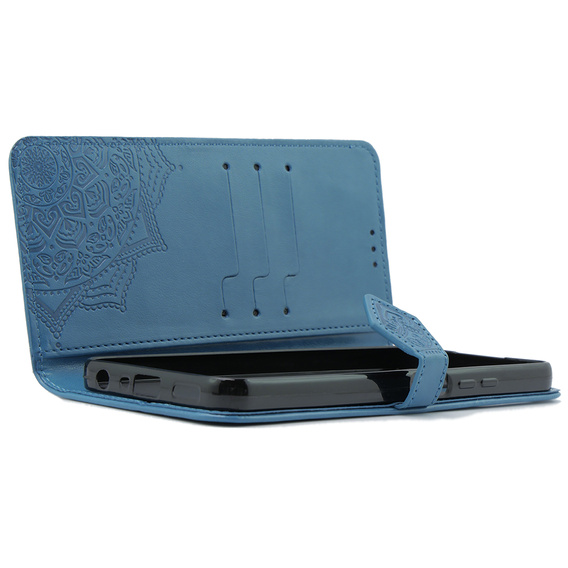 Klapkové puzdro pre Xiaomi Poco X6 5G, Mandala, modré