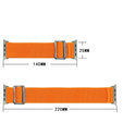 Nylonový remienok pre Apple Watch 1/2/3/4/5/6/7/8/9/SE/Ultra/Ultra 2 42/44/45/49 mm