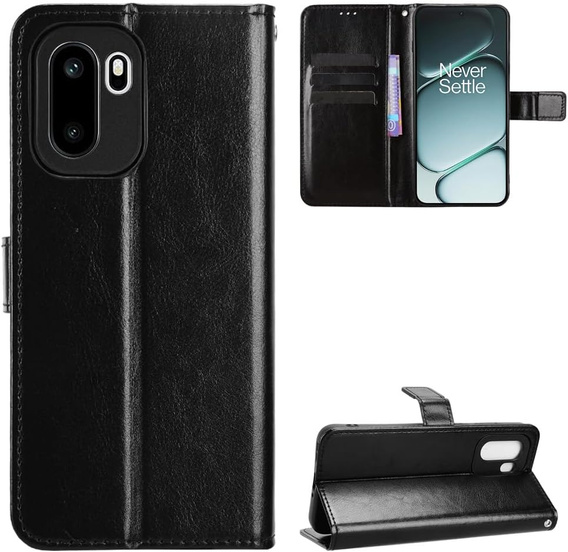 Puzdro Crazy Horse Wallet flip pre OnePlus 15R