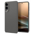 Puzdro Spigen pre Samsung Galaxy S25, Liquid Air, čierne + tvrdené sklo 9H