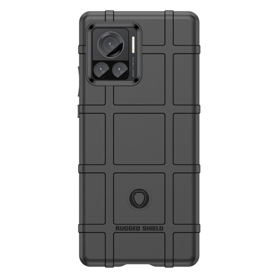 Obal na mobil pre Motorola Edge 30 Ultra 5G, Rugged Shield, čierne