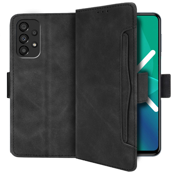 Klapkové puzdro pre Samsung Galaxy A13 4G, Card Slot, čierne