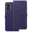 Klapkové puzdro pre Oppo A38 4G / Oppo A18 4G, Mandala, fialové