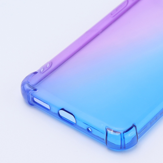 Puzdro pre Xiaomi Redmi 12C, Gradient Dropproof, Fialová / modrá