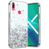 Obal na mobil pre Huawei Y7 2019, Glittery, priehľadné