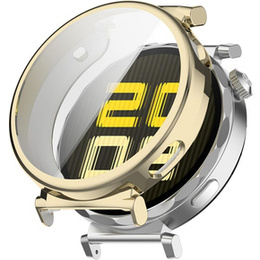 Puzdro 2v1 s ochranou displeja pre Huawei Watch GT 5 41mm, zlaté