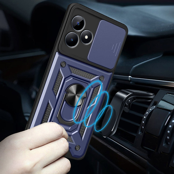Obal na mobil pre Realme C51, CamShield Slide, modré