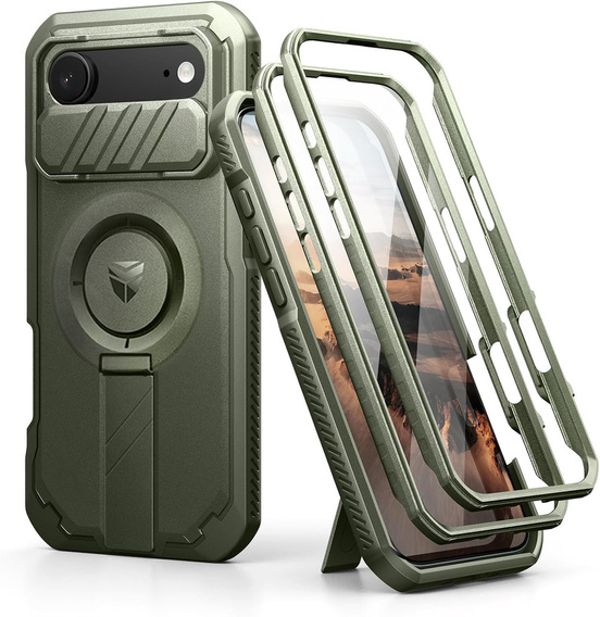 Obrnené puzdro Dexnor so stojanom a spúšťou fotoaparátu, pre MagSafe pre iPhone Air