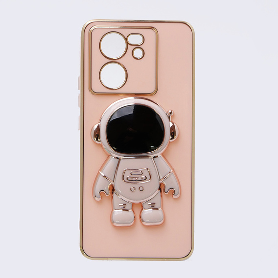 Obal na mobil pre Xiaomi 13T / 13T Pro, Astronaut, ružové rose gold