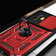 Obal na mobil pre Xiaomi Poco F4 GT, CamShield Slide, červené