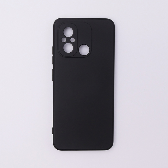 Obal na mobil pre Xiaomi Redmi 12C, Silicone Lite, čierne