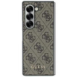 GUESS Obal na mobil pre Samsung Galaxy ZFold 6, 4G Charms Collection Hardcase, hnedé