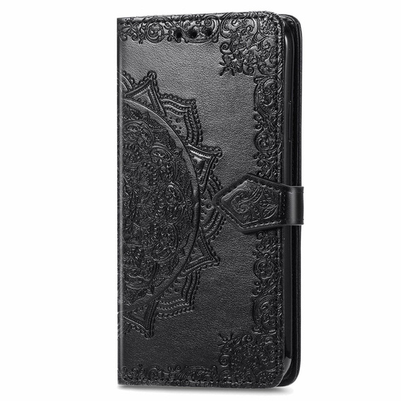 Klapkové puzdro pre Samsung Galaxy M15 5G, Mandala, čierne