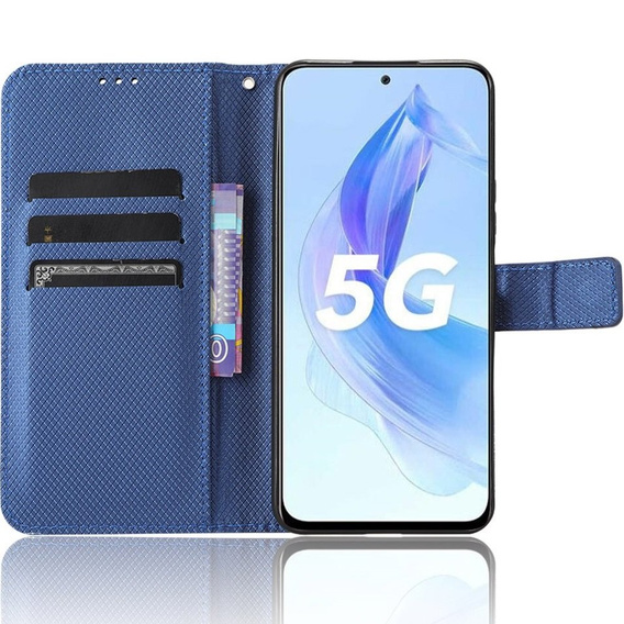 Klapkové puzdro pre Honor 90 Lite 5G, Wallet Smart Magnet, modré