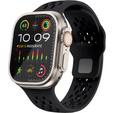 Silikónový remienok pre Apple Watch 1/2/3/4/5/6/7/8/SE/ULTRA 42/44/45/49MM, čierny