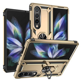 Pancierované obal na mobil pre Samsung Galaxy Z Fold 4 5G, Nox Case Ring, zlaté