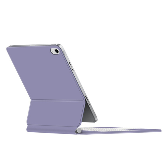 Puzdro s klávesnicou pre iPad 10.9" 2022 (10 gen.) / iPad 11" 2025 A16 (11 gen.), Magnetic Keyboard Touchpad, fialové