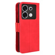 Klapkové puzdro pre Infinix Zero 30 5G, Card Slot, červené