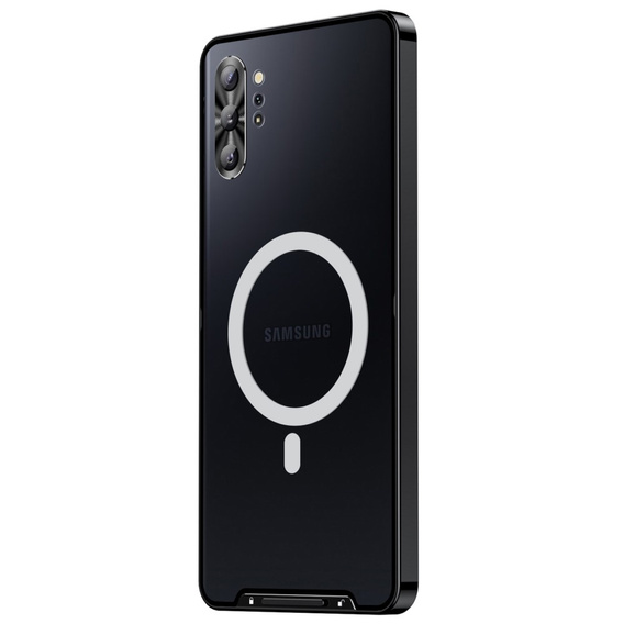 Ochranné puzdro na fotoaparát pre Samsung Galaxy Note 10+ Plus, CamShield MagSafe, transparentné / čierne