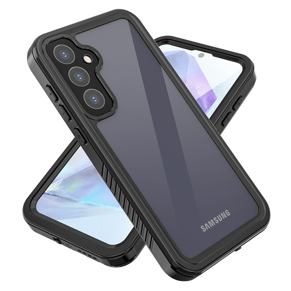 Vodotesné puzdro IP68 pre Samsung Galaxy A55 5G, Redpepper, čierne