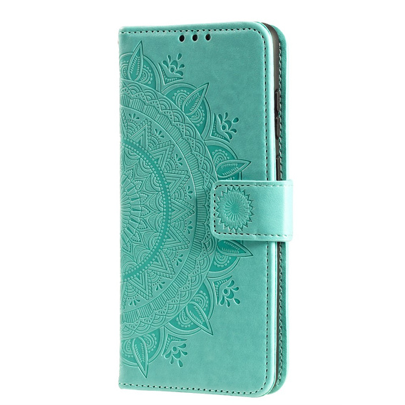 Klapkové puzdro pre Oppo Reno6 5G, Mandala, zelený