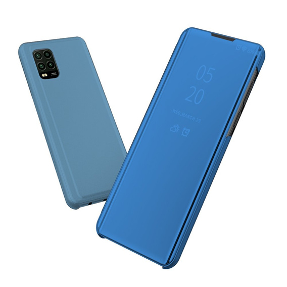 Obal na mobil pre Xiaomi Mi 10 Lite, Clear View, modré