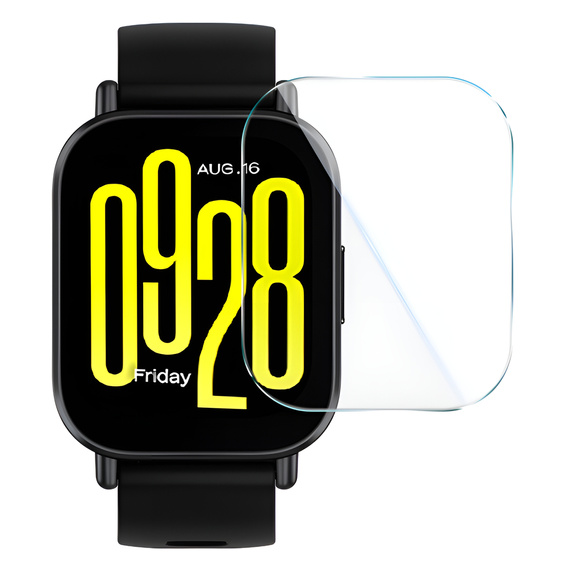 2x tvrdené sklo s montážnym rámom ERBORD pre Xiaomi Redmi Watch 5 Active