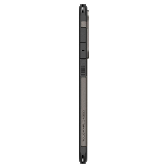 Puzdro Spigen pre Samsung Galaxy A36 5G, Tough Armor Mag MagSafe, čierne + tvrdené sklo 9H