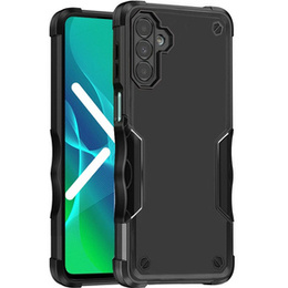 Obrnené puzdro pre Samsung Galaxy A14 4G/5G, Dual-Layer, čierne