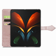 Klapkové puzdro pre Samsung Galaxy Z Fold3 5G, Mandala, ružové rose gold