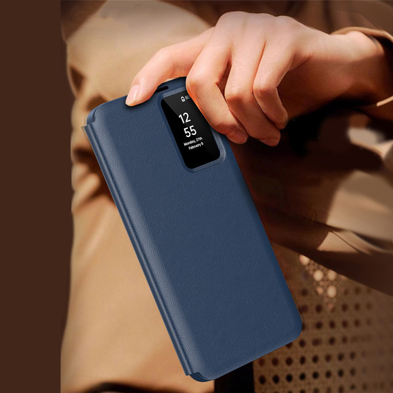 Puzdro Smart View Wallet pre Samsung Galaxy S26, modré