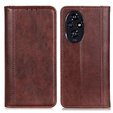 Flipové puzdro pre Honor 200 Pro 5G, Split Leather, hnedé