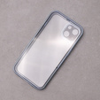 Puzdro pre iPhone 13, Magnetic Dual Glass, modré
