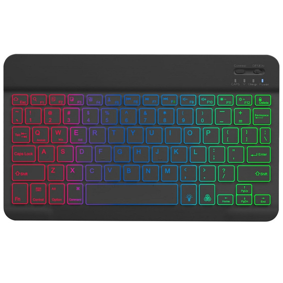 Puzdro + klávesnica Apple iPad Pro 11" 5 gen. 2024, Leather Pen Slot TouchPad, čierne