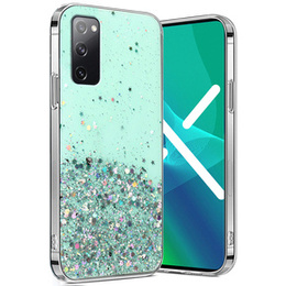 Obal na mobil pre Samsung Galaxy S20 FE, Glittery, svetlomodré