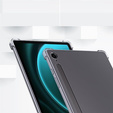 Puzdro pre Samsung Galaxy Tab S9 FE, s držiakom na stylus, silikónové, priehľadné