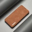 Klapkové puzdro pre Samsung Galaxy A52 5G / 4G, LC.IMEEKE, hnedé