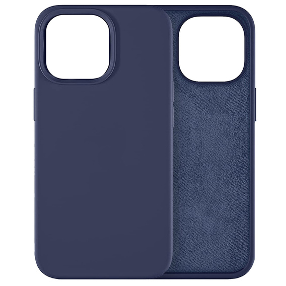 Obal na mobil pre iPhone 14 Pro Max, Silicone Lite, tmavomodré