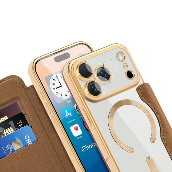 Peňaženkové flipové puzdro MagSafe RFID s ochranou fotoaparátu pre iPhone 17 Pro Max