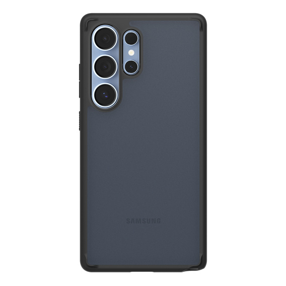 Puzdro Spigen pre Samsung Galaxy S25 Ultra, Ultra Hybrid, čierna / matná + tvrdené sklo 9H