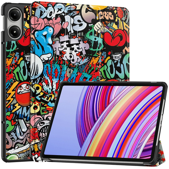 Puzdro pre Xiaomi Redmi Pad Pro / Xiaomi Poco Pad, Smartcase, graffiti