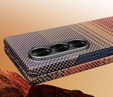 Puzdro pre Samsung Galaxy Z Fold6 5G - magnetické aramidové vlákno, oranžové