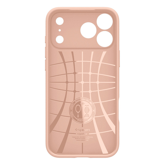 Puzdro Spigen Liquid Air pre iPhone 17 Pro Max, ružový titán