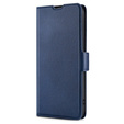Klapkové puzdro pre Motorola Edge 30 Neo 5G, Wallet Thin Magnet, tmavomodré
