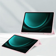 Puzdro pre Samsung Galaxy Tab S9 FE+ Plus, Smartcase Hybrid, so slotom na stylus, ružové